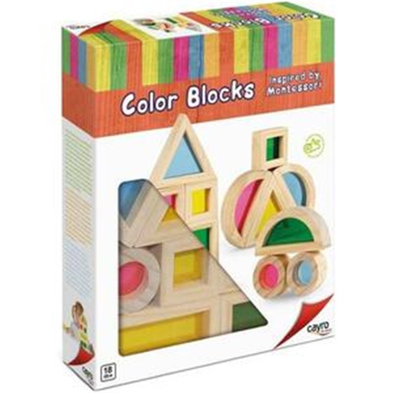 COLOR BLOKS MADERA MONTESSORI