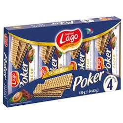 GALLETAS POKER CON CREMA CACAO