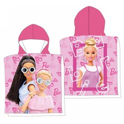 Poncho toalla Barbie microfibra