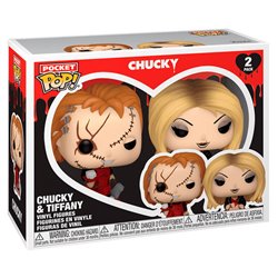 Blister 2 figuras Pocket POP Chucky &38 Tiffany Valentine