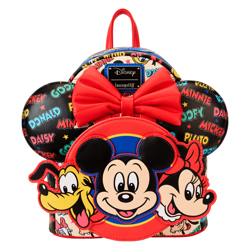 Mochila + diadema orejas Mickey and Friends Classic Disney Loungefly 26cm