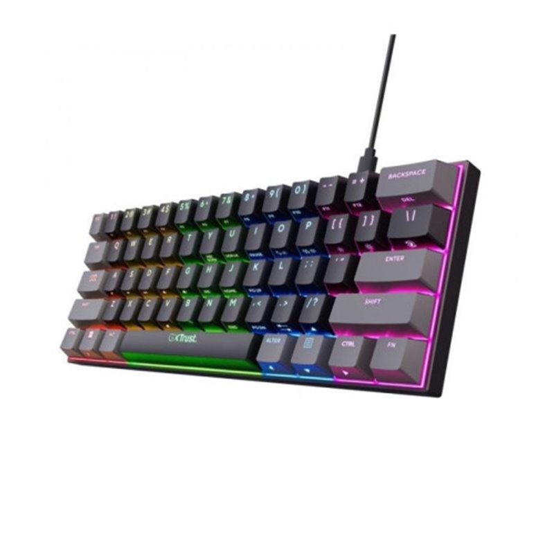 TRUST GXT867 ACIRA 60% MINI GAMING KEYBOARD ES