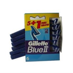 GILLETE BLUE II 5+1 GRATIS MAQUINILLAS DESECHABLE