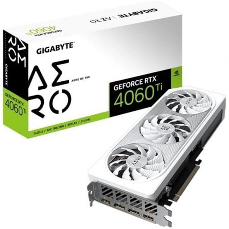 Tarjeta Gr�fica Gigabyte GeForce RTX 4060 Ti Aero OC 16G/ 16GB GDDR6