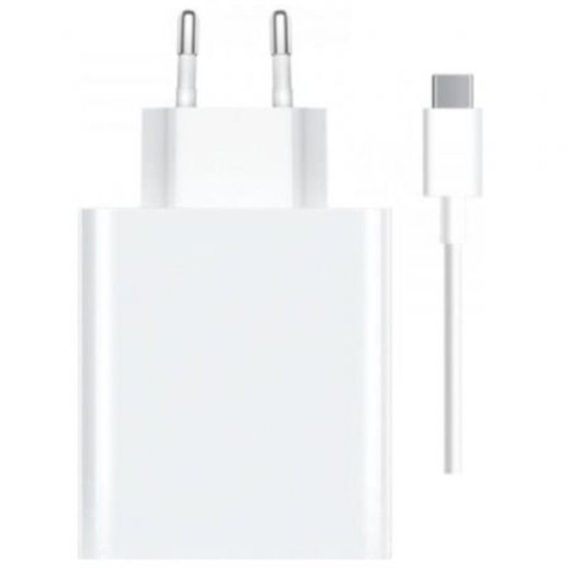 Cargador de Pared Xiaomi 120W HyperCharge Combo (Type-A)/ 1xUSB + Cable USB Tipo-C/ 120W