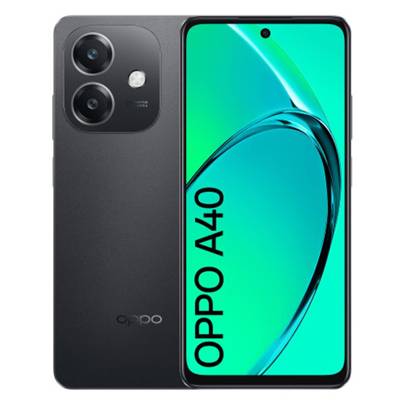 OPPO A40 16,9 cm (6.67") SIM doble Android 14 4G USB Tipo C 6 GB 128 GB 5100 mAh Negro