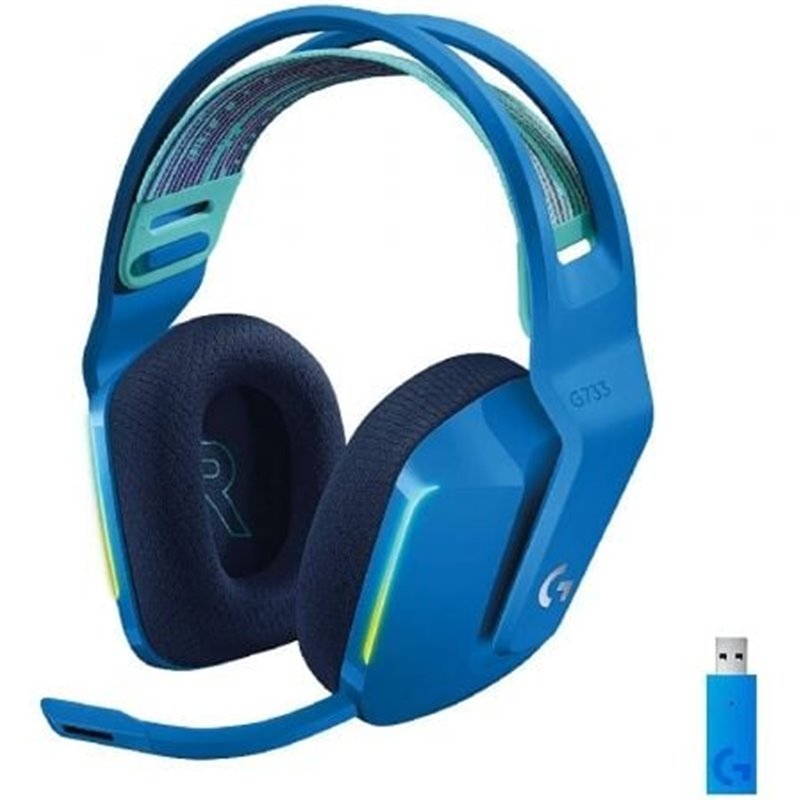 Auriculares Gaming Inal�mbricos con Micr�fono Logitech G733/ Azules