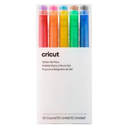 Cricut 2009962 bolígrafo de gel Bolígrafo de gel con tapa Negro, Azul, Marrón, Verde, Azul claro, Naranja, Rosa, Púrpura, Rojo, 