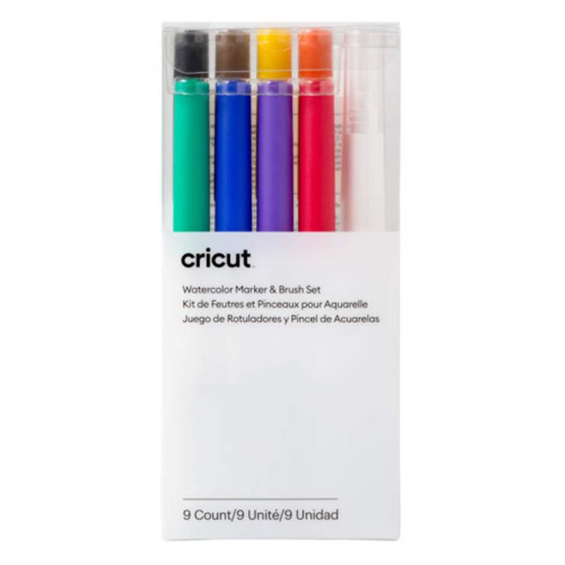 Cricut 2009979 marcador 8 pieza(s) Negro, Azul, Verde, Naranja, Púrpura, Rojo, Amarillo