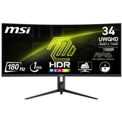 MSI MONITOR MAG 342CQR E2. 34" VA CURVO 1500R. 3440X1440 (UW