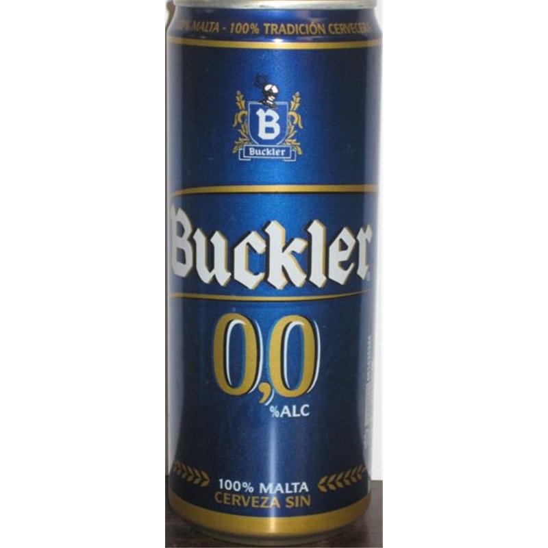 CERVEZA LATA BUCLER 0,0 -  33 cl.