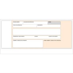 TALONARIO RECIBOS MOT. T-19 NORMALIZADOS