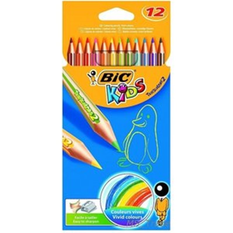 LAPICES DE COLORES TROPICOLOR BIC