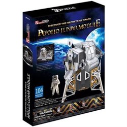 PUZZLE 3D MODULO APOLO LUNAR 104 PCS