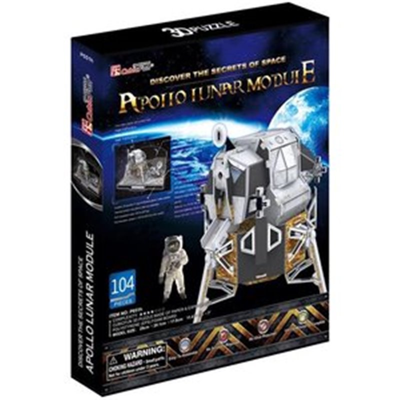 PUZZLE 3D MODULO APOLO LUNAR 104 PCS