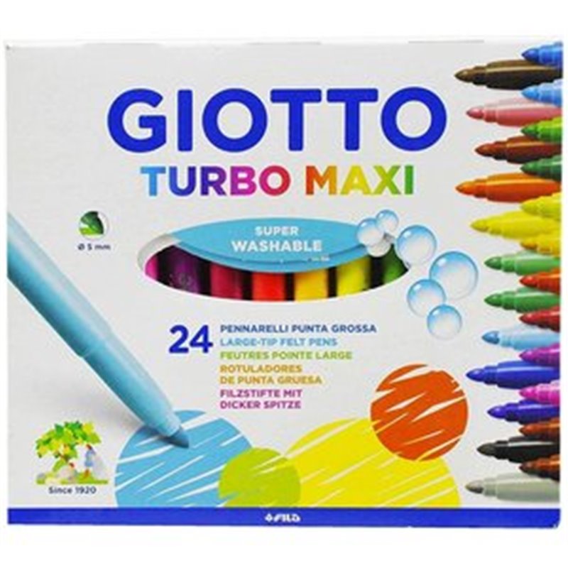 ROTULADORES GIOTTO MAXI TURBO X 24