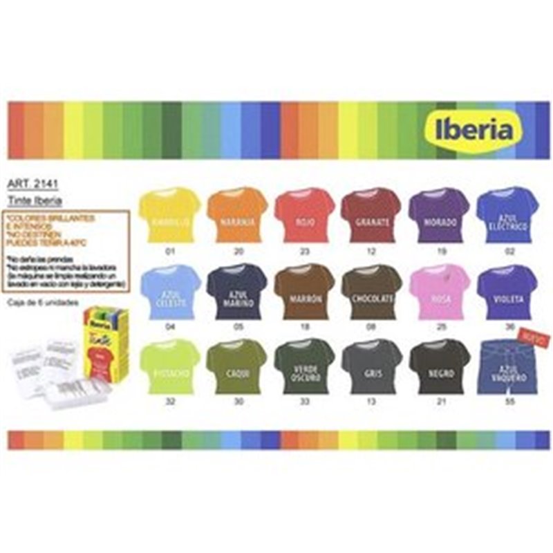 IBERIA TINTE PARA ROPA - NARANJA