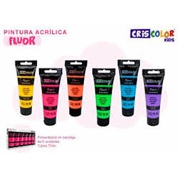 PINTURA ACRILICA 75ML - AMARILLO FLUOR