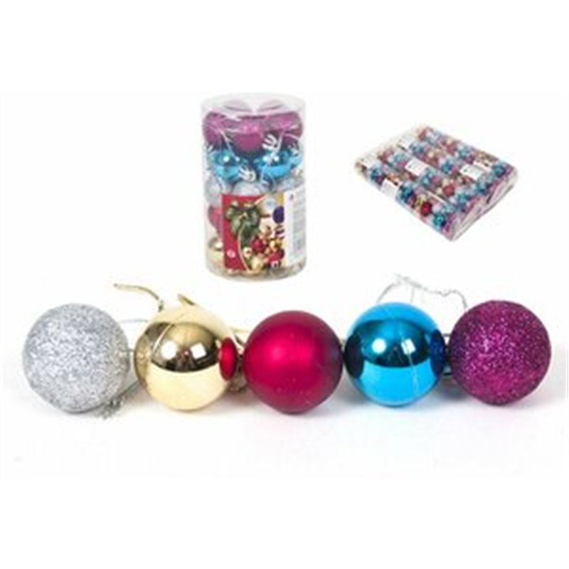 BOLAS DE NAVIDAD 25PCS 3CM