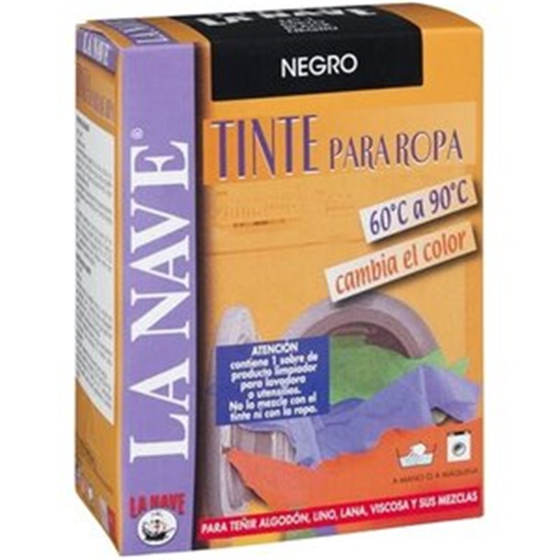 TINTE PARA ROPA NEGRO LA NAVE