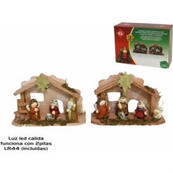 NACIMIENTO INFANTIL NATURE 1LED 22X15CM