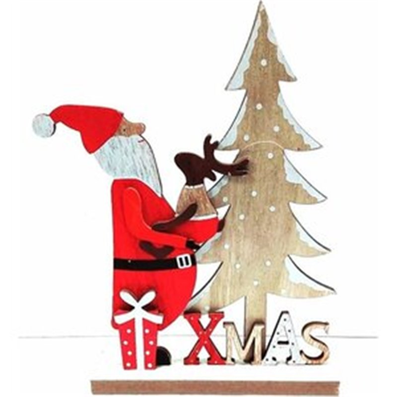 FIGURA ARBOL XMAS 14X20CM STD