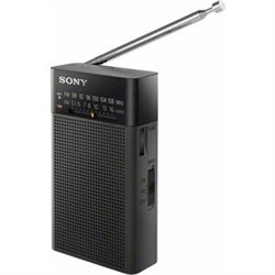 RADIO DE BOLSILLO FM, AM NEGRO - SONY ICF-P26