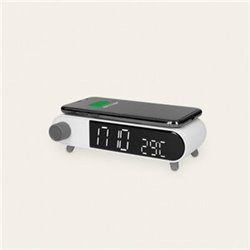 CARGADOR INALAMBRICO ALARMA CLOCK RETRO