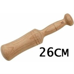 MANO MORTERO MADERA 26 CM.