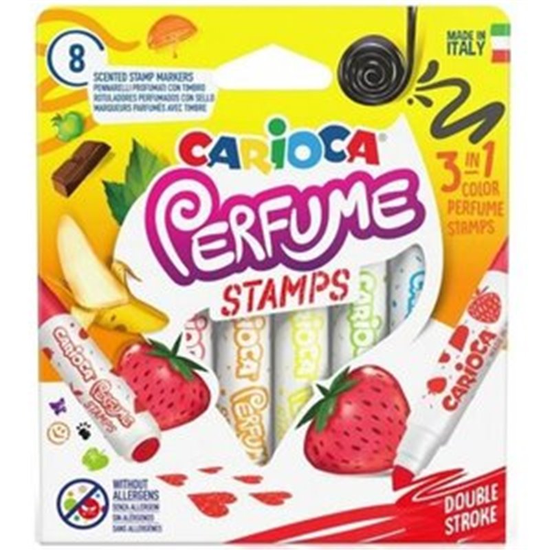 CAJA 8 ROT. PERFUME STAMPS