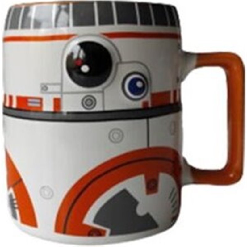 TAZA DE CERAMICA CON RELIEVE BB8