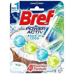 LIMPIADOR DE INODOROS BREF ACTIVE POWER AGUA DE COCO