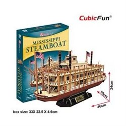 PUZZLE 3D - MISSISSIPPI STEAMBOAT