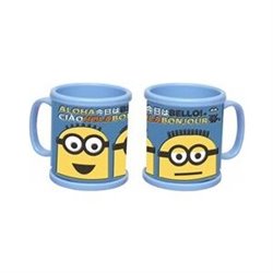 TAZA MINIONS CAUCHO DISEÑO 3D