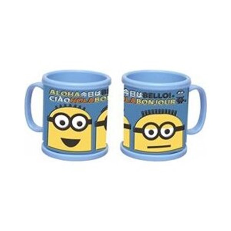 TAZA MINIONS CAUCHO DISEÑO 3D