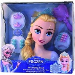 FROZEN - BUSTO PEINABLE DE ELSA CON ACCESORIOS