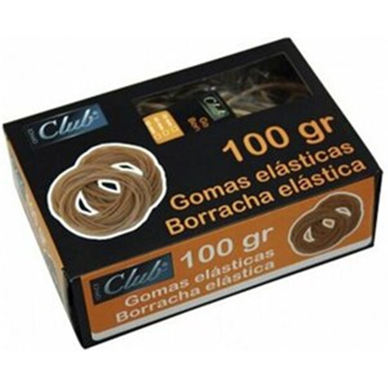 GOMAS ELASTICAS 100GR OFFICE CLUB Color - 100 MM