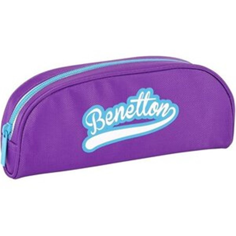 ESTUCHE BENETTON PORTATODO OVALADO MORADO