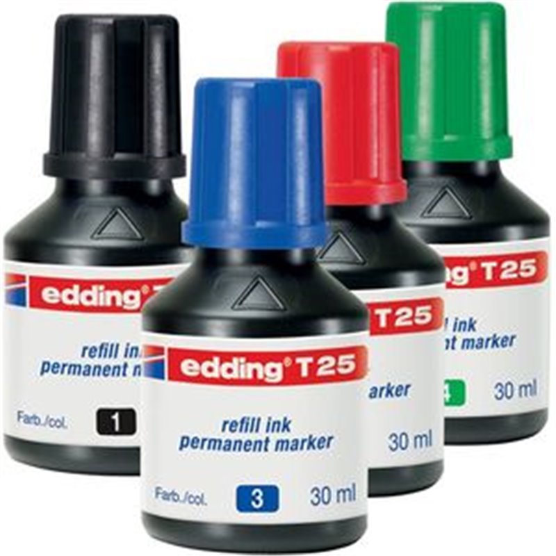 TINTA EDDING COLOR ROJO