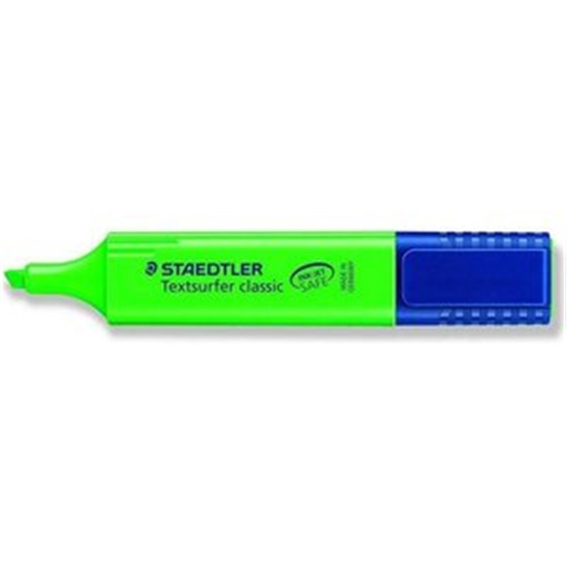 STAEDTLER RESALTADOR TEXTO CLÁSICO 364 NEON - VERDE