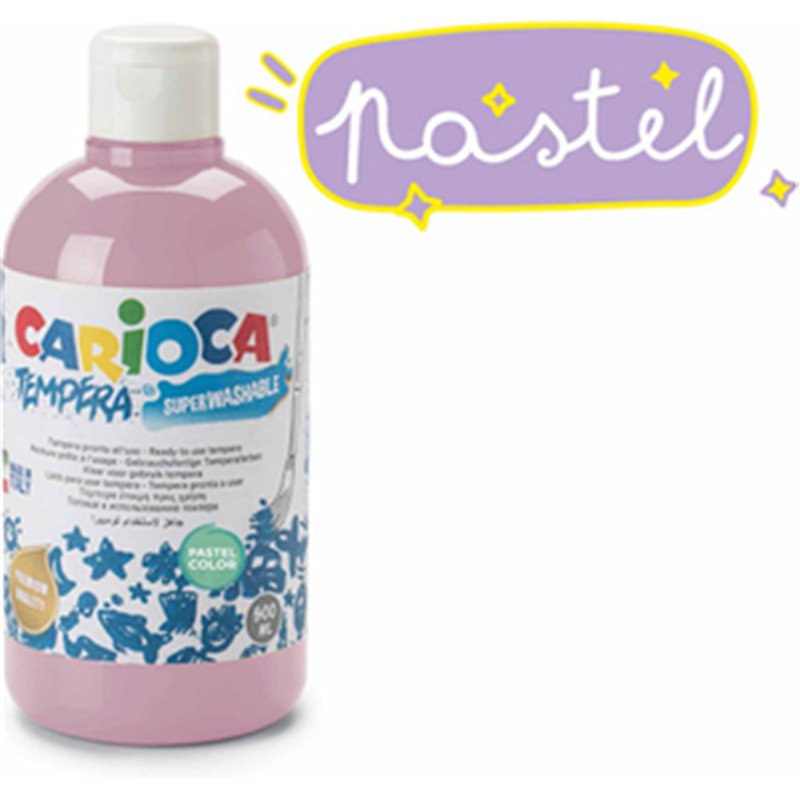 PINTURA TEMPERA CARIOCA COLOR 500 ML COLOR - ROSA