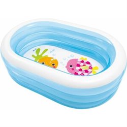 PISCINA HINCHABLE OVAL 163X107X46 CM -230 L-