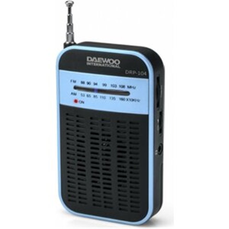 RADIO DE BOLSILLO AM/FM ALTAVOZ EXTERNO DAEWOO