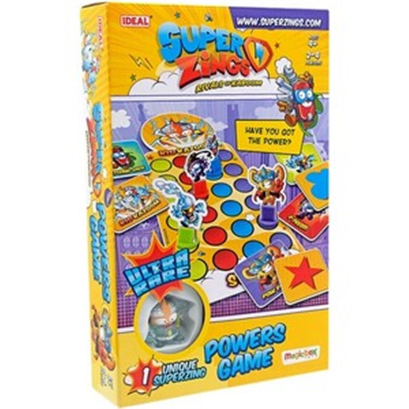 SUPER ZINGS JUEGO DE MESA KID KAZOOM RARE-POWER GAME