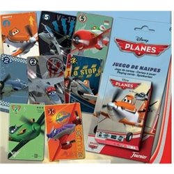 BARAJA AVIONES PLANES - JUEGO DE CARTAS INFANTIL - FOURNIER