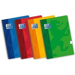 LIBRETA OXFORD A5 80 HOJAS 4MM - 1 UD - SURTIDOS