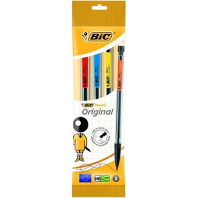 BIC MATIC CLASSIC 0,7 - 3 UNIDADES.