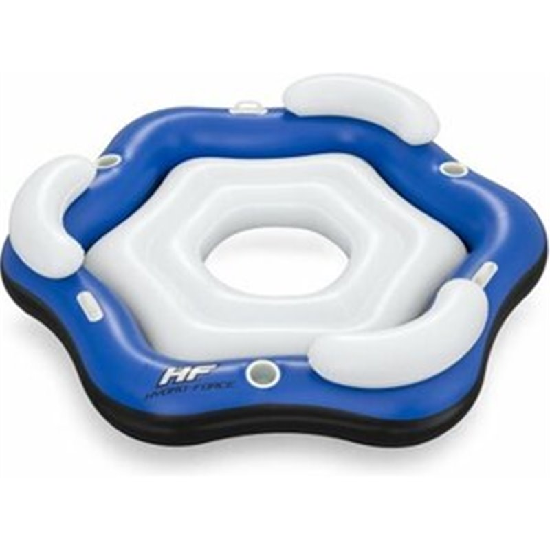 BESTWAY. HYDRO-FORCE. ISLA INFLABLE X3 199 X 176 CM