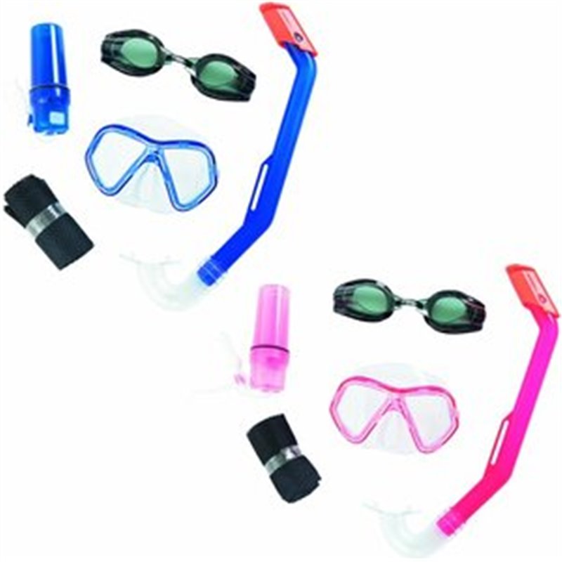 BESTWAY. HYDRO-SWIM. SET LIL BARRACUDA MASCARA Y SNORKEL