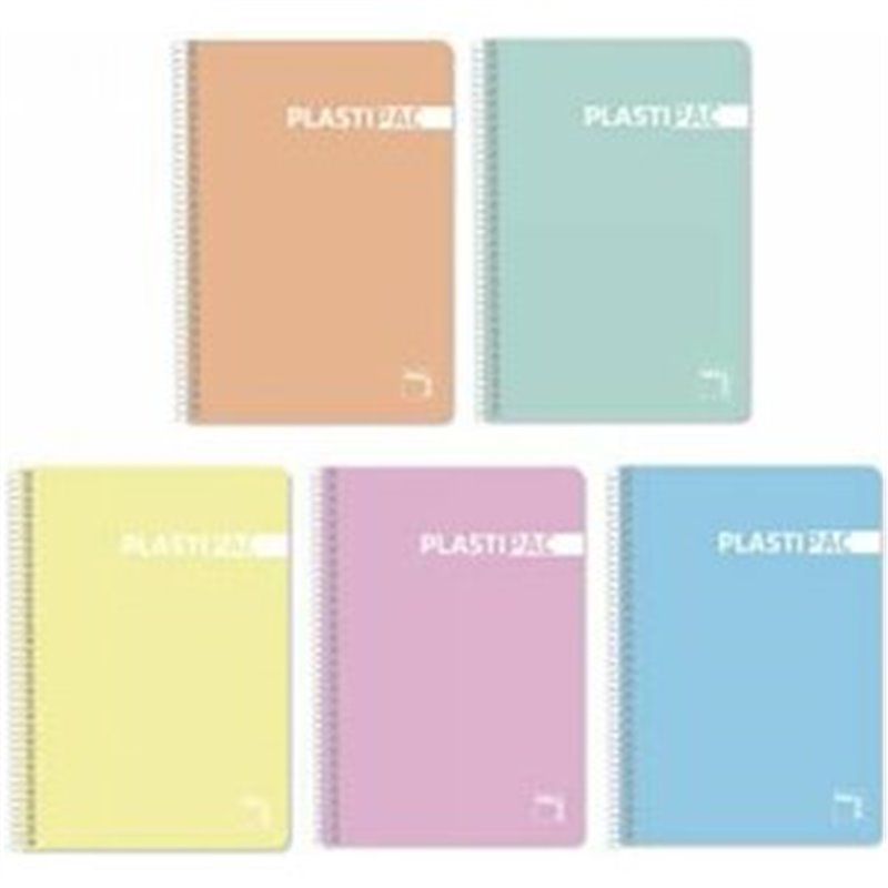 LIBRETA PLASTIPAC 80H CUADRICULA 4X4